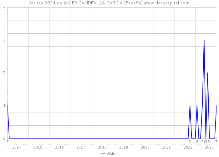 Visitas 2024 de JAVIER CAUDEVILLA GARCIA (España) 