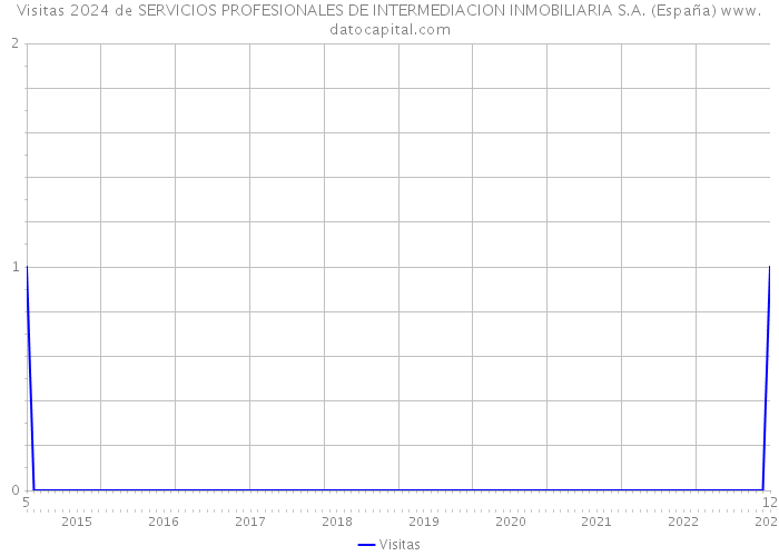Visitas 2024 de SERVICIOS PROFESIONALES DE INTERMEDIACION INMOBILIARIA S.A. (España) 