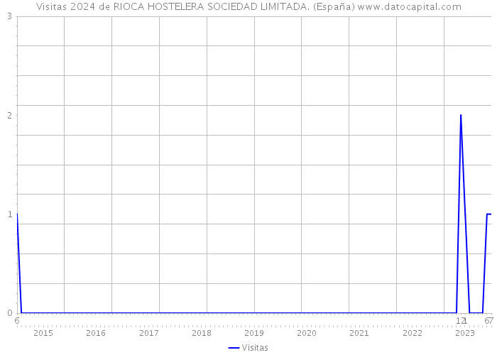 Visitas 2024 de RIOCA HOSTELERA SOCIEDAD LIMITADA. (España) 