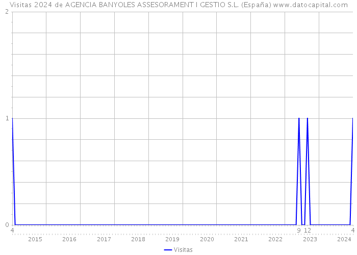 Visitas 2024 de AGENCIA BANYOLES ASSESORAMENT I GESTIO S.L. (España) 