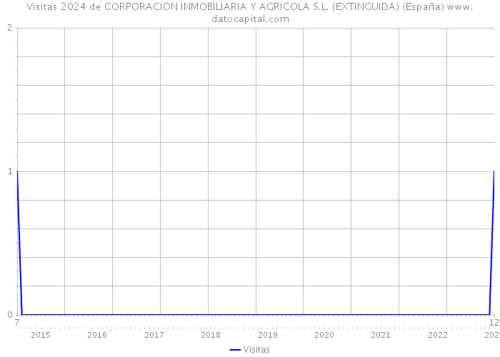 Visitas 2024 de CORPORACION INMOBILIARIA Y AGRICOLA S.L. (EXTINGUIDA) (España) 