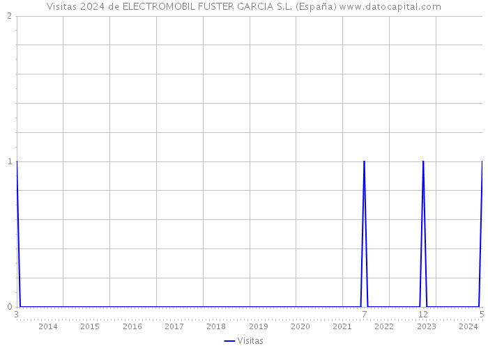 Visitas 2024 de ELECTROMOBIL FUSTER GARCIA S.L. (España) 
