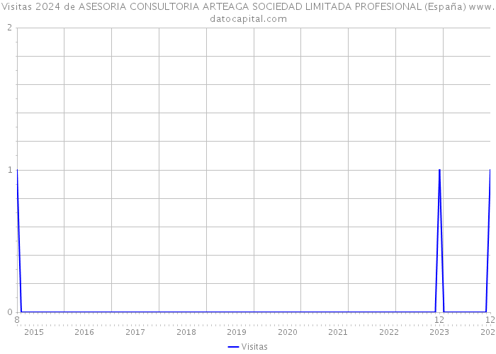 Visitas 2024 de ASESORIA CONSULTORIA ARTEAGA SOCIEDAD LIMITADA PROFESIONAL (España) 