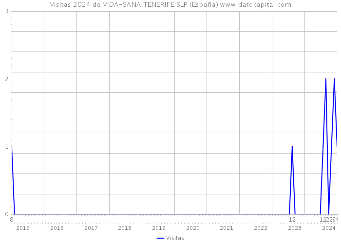 Visitas 2024 de VIDA-SANA TENERIFE SLP (España) 