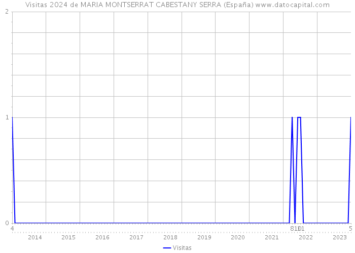 Visitas 2024 de MARIA MONTSERRAT CABESTANY SERRA (España) 