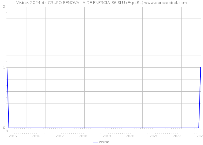 Visitas 2024 de GRUPO RENOVALIA DE ENERGIA 66 SLU (España) 