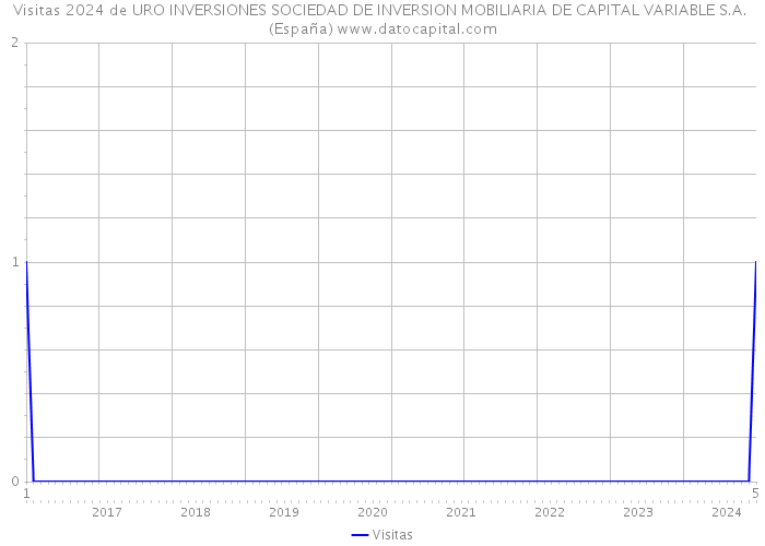 Visitas 2024 de URO INVERSIONES SOCIEDAD DE INVERSION MOBILIARIA DE CAPITAL VARIABLE S.A. (España) 