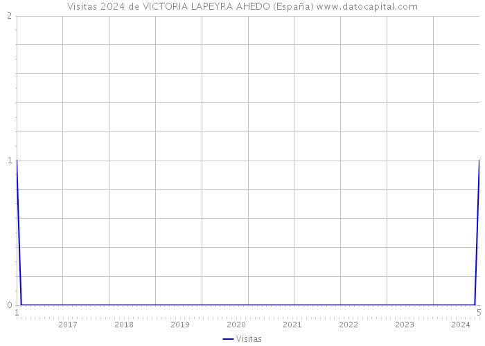 Visitas 2024 de VICTORIA LAPEYRA AHEDO (España) 