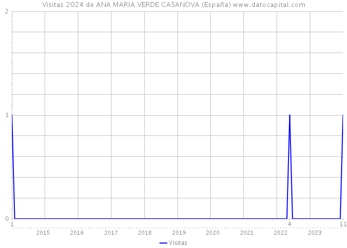 Visitas 2024 de ANA MARIA VERDE CASANOVA (España) 