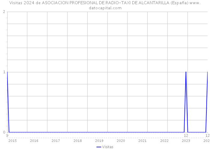 Visitas 2024 de ASOCIACION PROFESIONAL DE RADIO-TAXI DE ALCANTARILLA (España) 