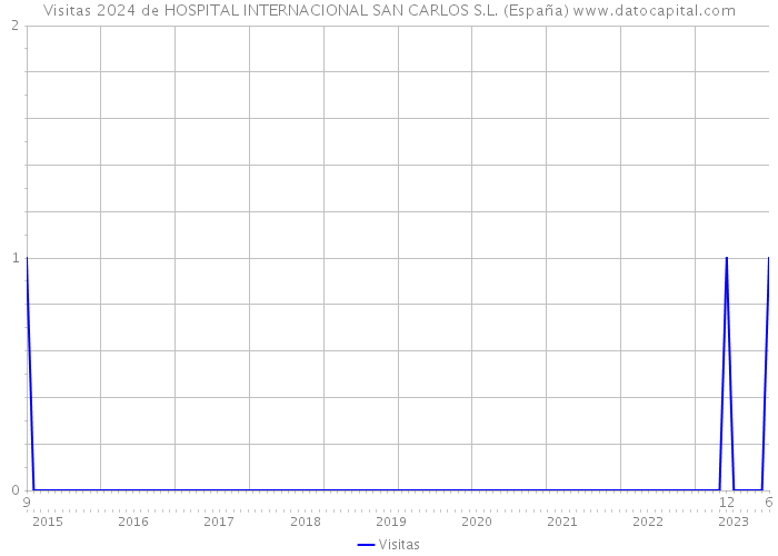 Visitas 2024 de HOSPITAL INTERNACIONAL SAN CARLOS S.L. (España) 