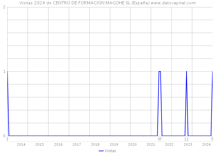 Visitas 2024 de CENTRO DE FORMACION MAGOHE SL (España) 