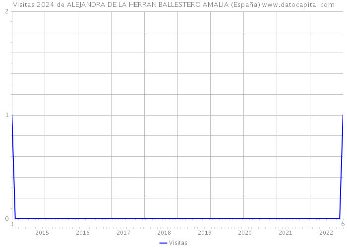 Visitas 2024 de ALEJANDRA DE LA HERRAN BALLESTERO AMALIA (España) 