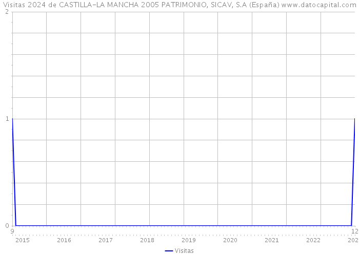 Visitas 2024 de CASTILLA-LA MANCHA 2005 PATRIMONIO, SICAV, S.A (España) 