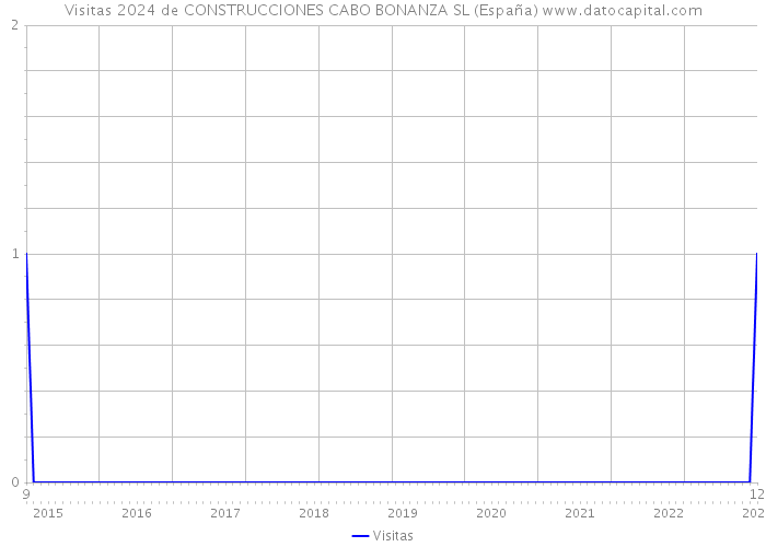 Visitas 2024 de CONSTRUCCIONES CABO BONANZA SL (España) 