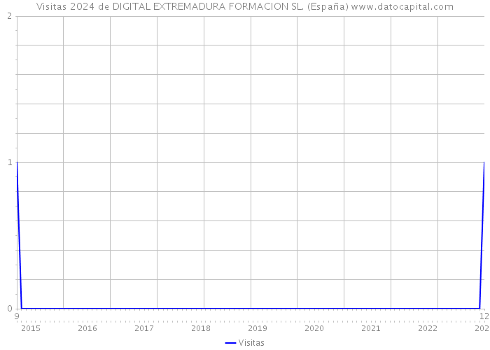 Visitas 2024 de DIGITAL EXTREMADURA FORMACION SL. (España) 