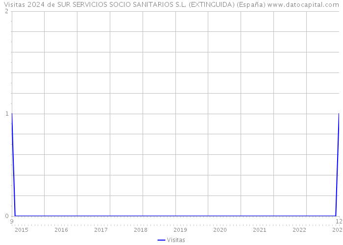 Visitas 2024 de SUR SERVICIOS SOCIO SANITARIOS S.L. (EXTINGUIDA) (España) 