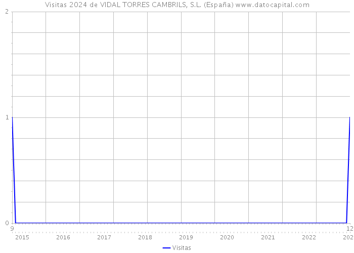 Visitas 2024 de VIDAL TORRES CAMBRILS, S.L. (España) 