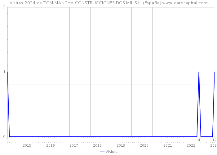 Visitas 2024 de TOMIMANCHA CONSTRUCCIONES DOS MIL S.L. (España) 