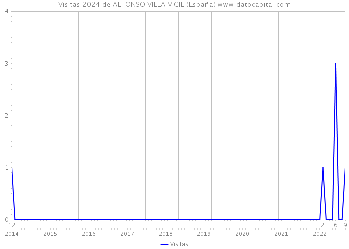 Visitas 2024 de ALFONSO VILLA VIGIL (España) 