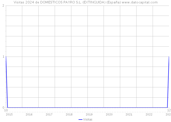 Visitas 2024 de DOMESTICOS PAYRO S.L. (EXTINGUIDA) (España) 