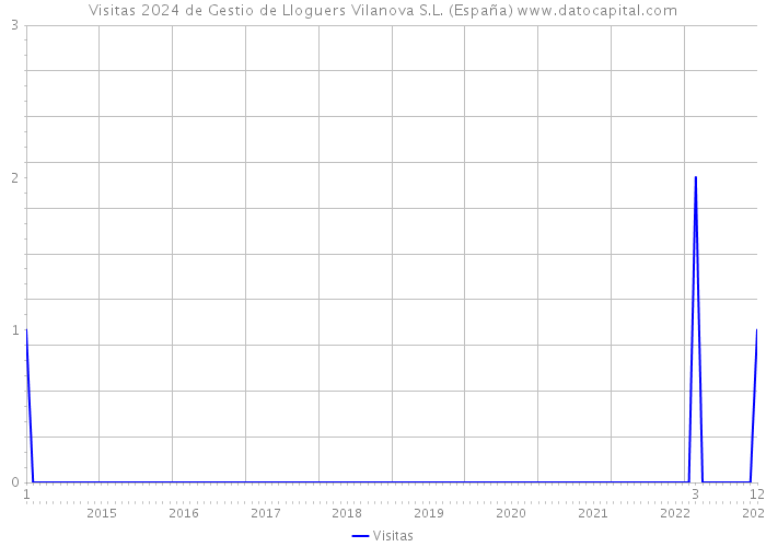 Visitas 2024 de Gestio de Lloguers Vilanova S.L. (España) 