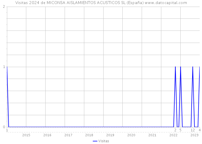 Visitas 2024 de MICONSA AISLAMIENTOS ACUSTICOS SL (España) 