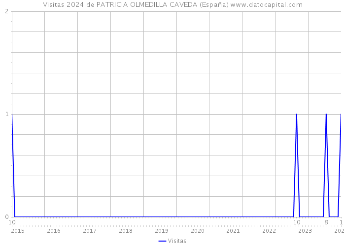Visitas 2024 de PATRICIA OLMEDILLA CAVEDA (España) 