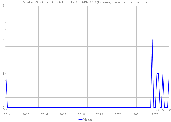 Visitas 2024 de LAURA DE BUSTOS ARROYO (España) 