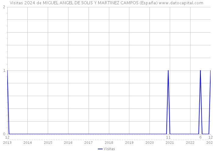 Visitas 2024 de MIGUEL ANGEL DE SOLIS Y MARTINEZ CAMPOS (España) 