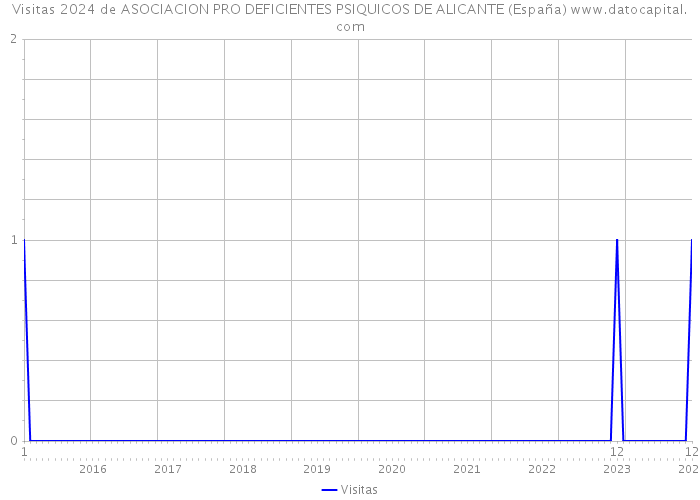 Visitas 2024 de ASOCIACION PRO DEFICIENTES PSIQUICOS DE ALICANTE (España) 