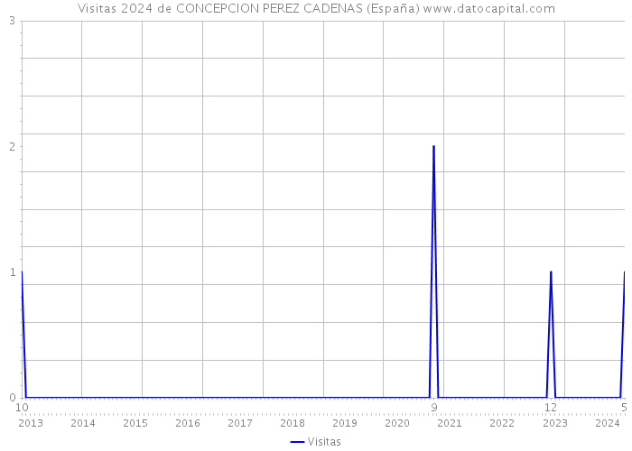 Visitas 2024 de CONCEPCION PEREZ CADENAS (España) 