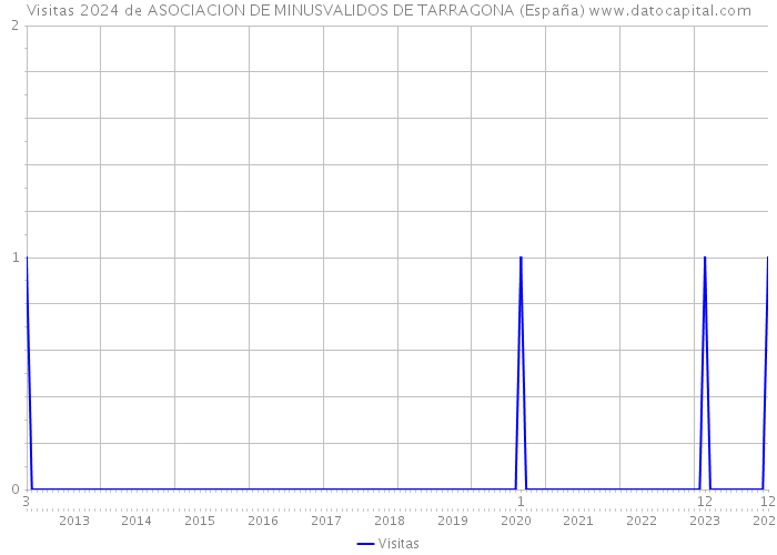 Visitas 2024 de ASOCIACION DE MINUSVALIDOS DE TARRAGONA (España) 