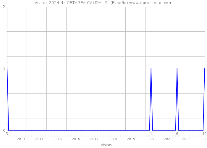 Visitas 2024 de CETAREA CAUDAL SL (España) 