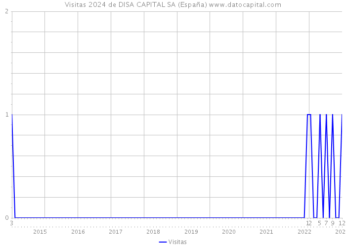 Visitas 2024 de DISA CAPITAL SA (España) 