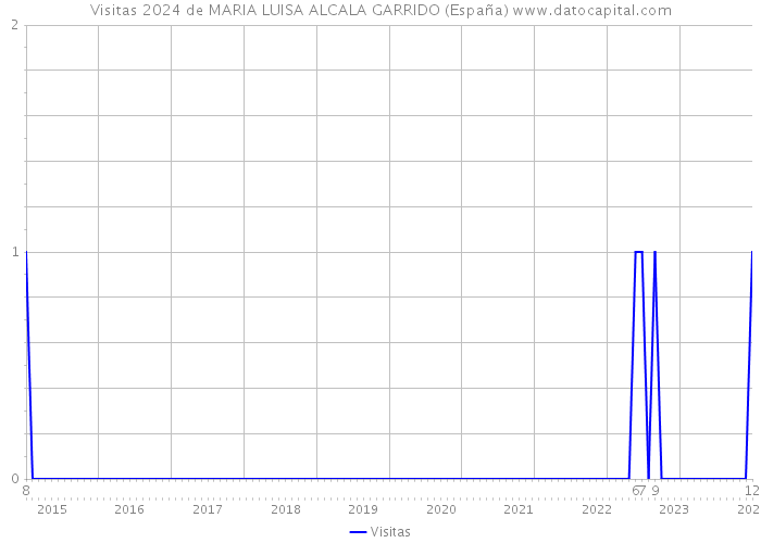 Visitas 2024 de MARIA LUISA ALCALA GARRIDO (España) 