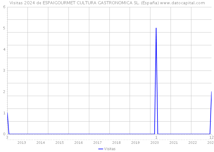 Visitas 2024 de ESPAIGOURMET CULTURA GASTRONOMICA SL. (España) 