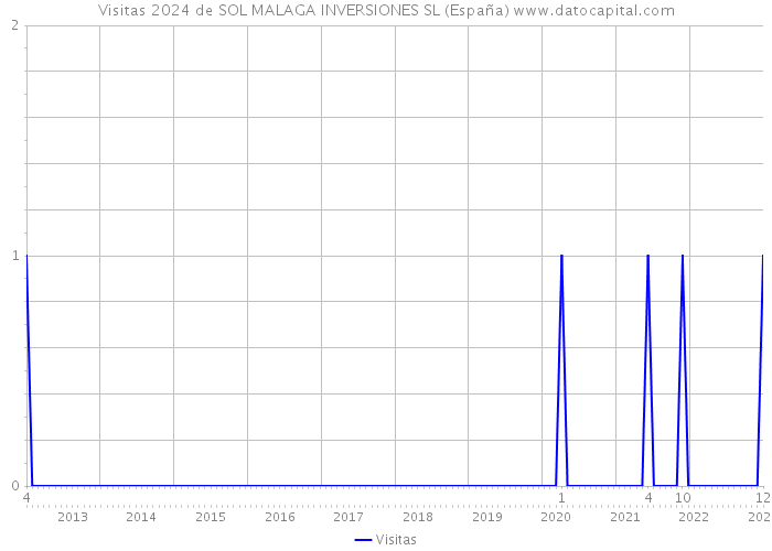 Visitas 2024 de SOL MALAGA INVERSIONES SL (España) 