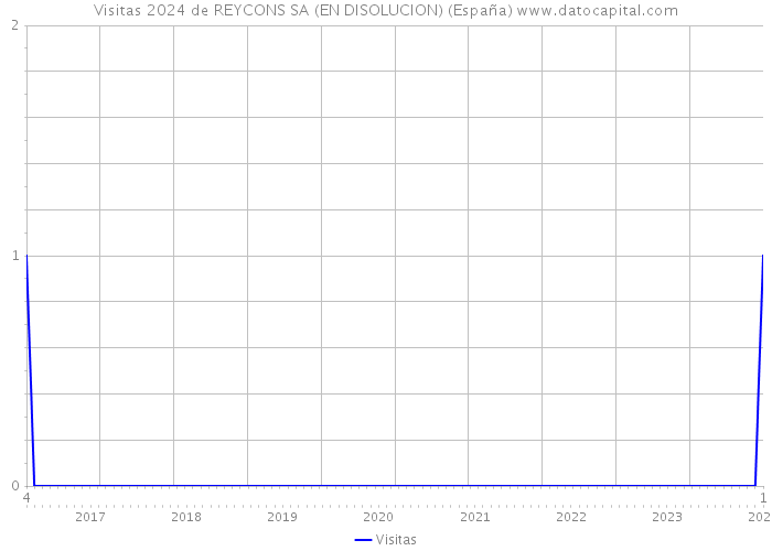 Visitas 2024 de REYCONS SA (EN DISOLUCION) (España) 