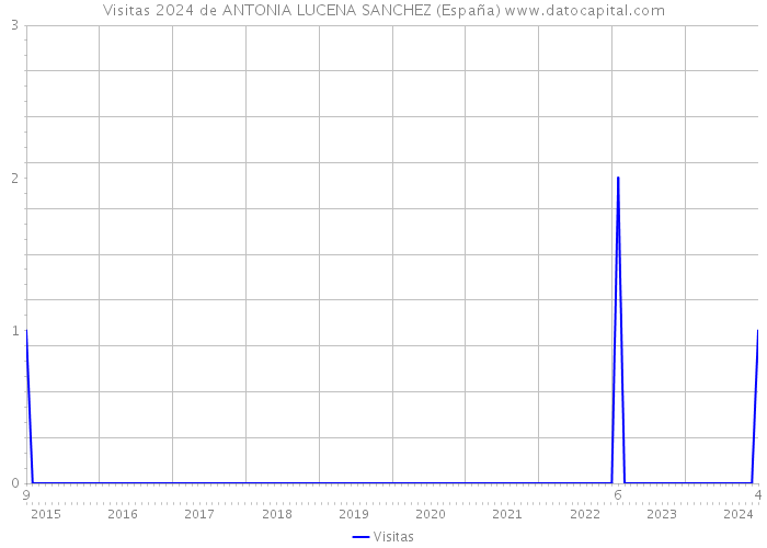 Visitas 2024 de ANTONIA LUCENA SANCHEZ (España) 