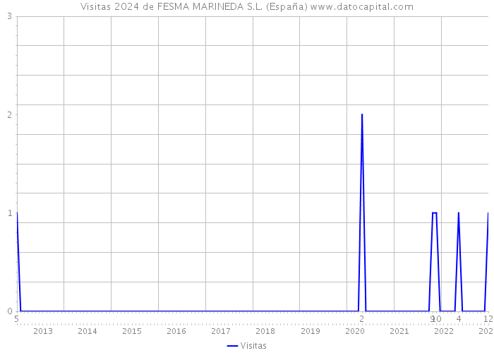 Visitas 2024 de FESMA MARINEDA S.L. (España) 