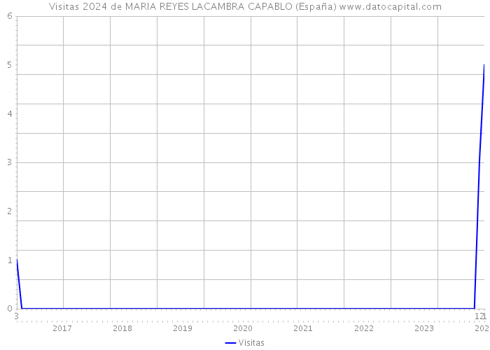 Visitas 2024 de MARIA REYES LACAMBRA CAPABLO (España) 