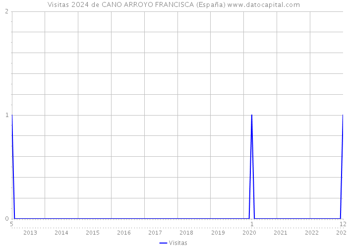 Visitas 2024 de CANO ARROYO FRANCISCA (España) 