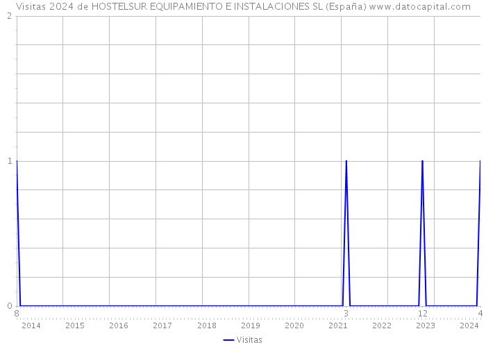 Visitas 2024 de HOSTELSUR EQUIPAMIENTO E INSTALACIONES SL (España) 
