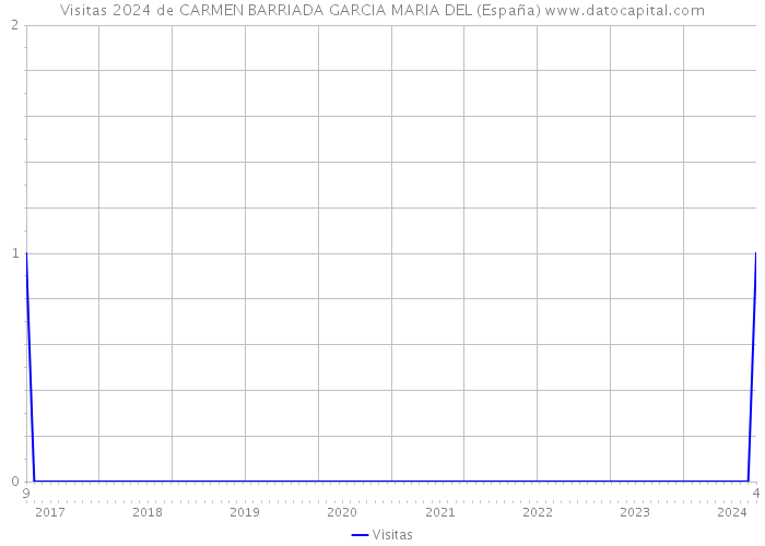 Visitas 2024 de CARMEN BARRIADA GARCIA MARIA DEL (España) 