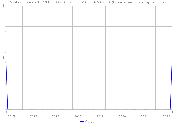 Visitas 2024 de TOZZI DE GONZALEZ RUIZ MARIELA VANESA (España) 