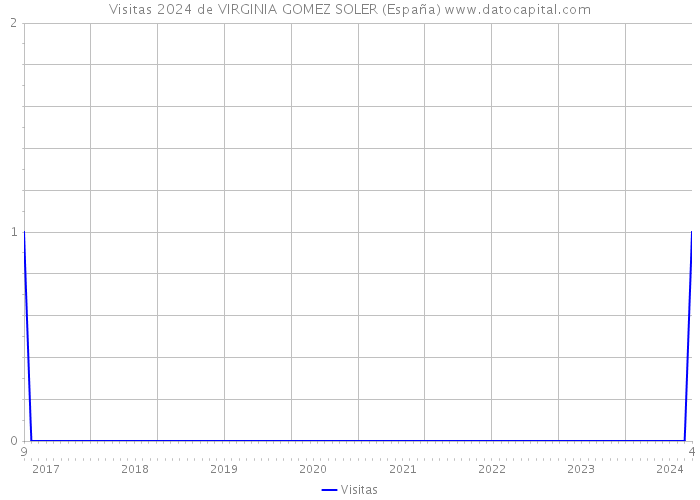 Visitas 2024 de VIRGINIA GOMEZ SOLER (España) 