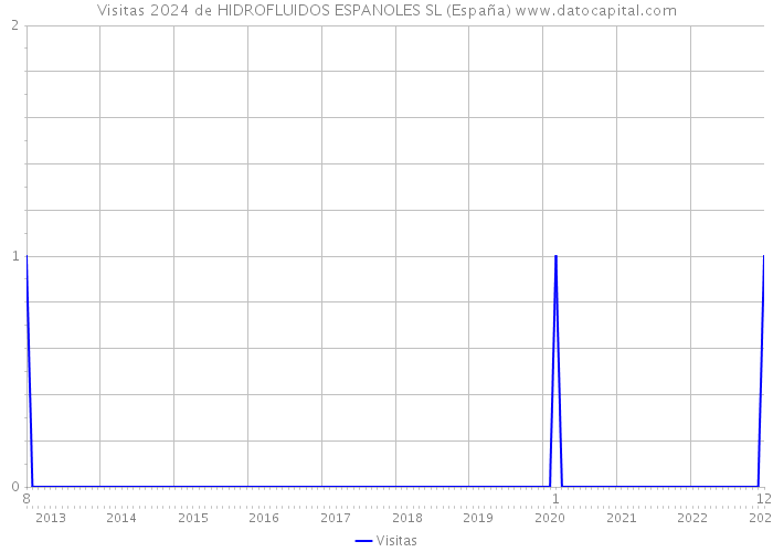 Visitas 2024 de HIDROFLUIDOS ESPANOLES SL (España) 