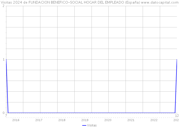 Visitas 2024 de FUNDACION BENEFICO-SOCIAL HOGAR DEL EMPLEADO (España) 