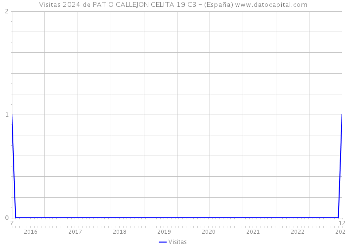 Visitas 2024 de PATIO CALLEJON CELITA 19 CB - (España) 
